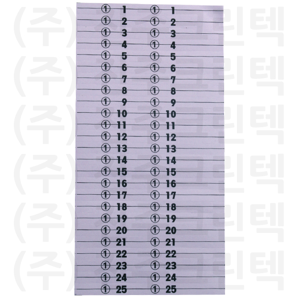 무늬택/한줄 - 연보라