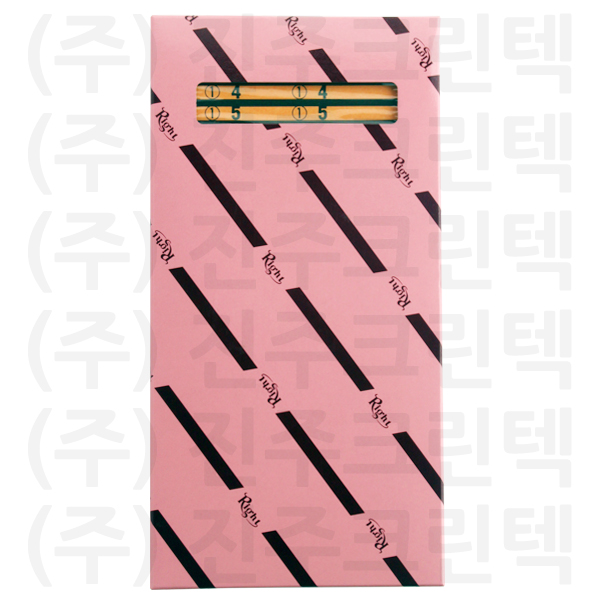 무늬택/검정두줄 - 주황