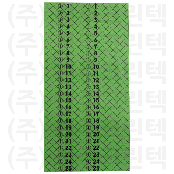 무늬택/그물 - 녹색