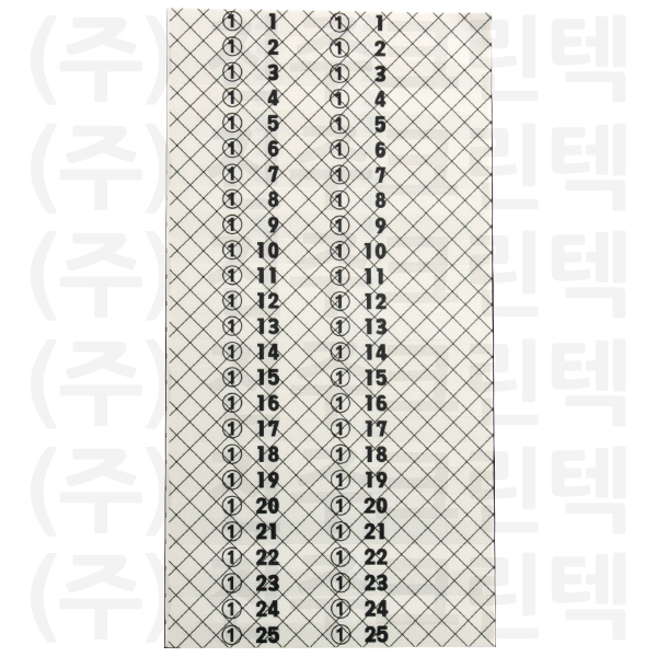 무늬택/그물 - 흰색